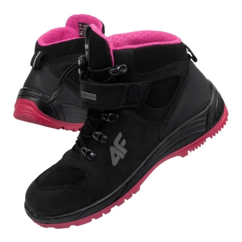 Scarpe da trekking 4F HJZ21-JOBMW251 21S nero 1