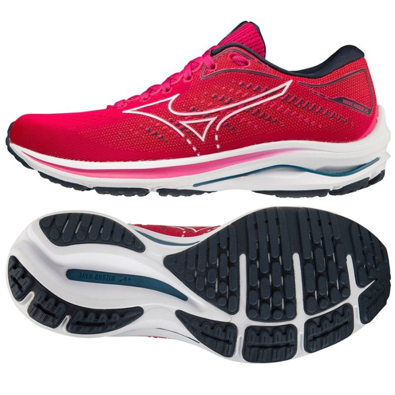 Scarpe da corsa Mizuno Wave Rider 25 J1GD210303 rosa 1