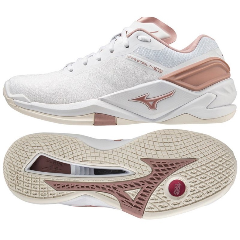Scarpe Mizuno Wave Stealth Neo X1GB200036 bianca bianca 1