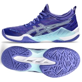 Scarpe Asics Blast Ff 3 M 1072A080-401 viola rose e porpora 1