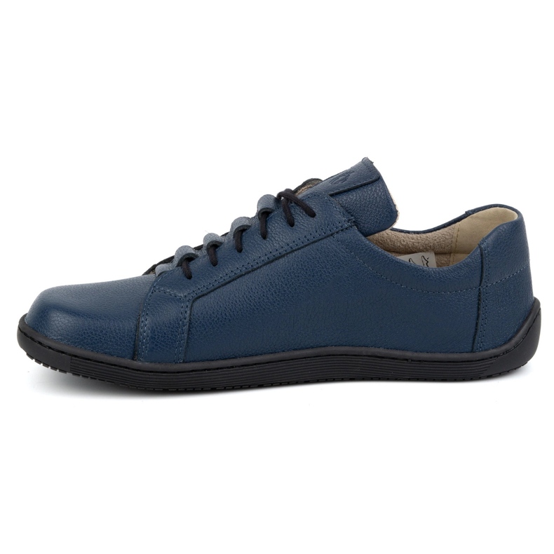 Olivier Scarpe da donna minimaliste in pelle a piedi nudi 1242, blu navy 1