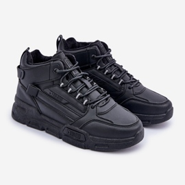 Scarpe da ginnastica isolanti da uomo Big Star OO174587 Sistema HI-POLLY MID Nero 1