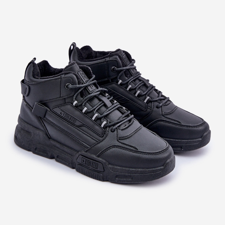 Scarpe da ginnastica isolanti da uomo Big Star OO174587 Sistema HI-POLLY MID Nero 1