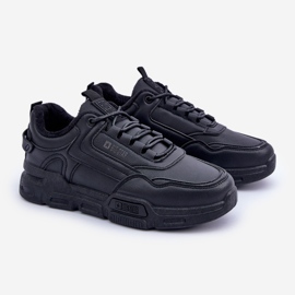 Scarpe da ginnastica da uomo isolate Big Star OO174584 Sistema HI-POLY Nere nero 1