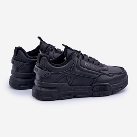 Scarpe da ginnastica da uomo isolate Big Star OO174584 Sistema HI-POLY Nere nero 2
