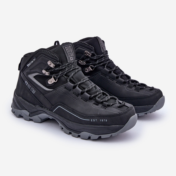 Scarpe da trekking da uomo Big Star OO174341 Nere nero 1