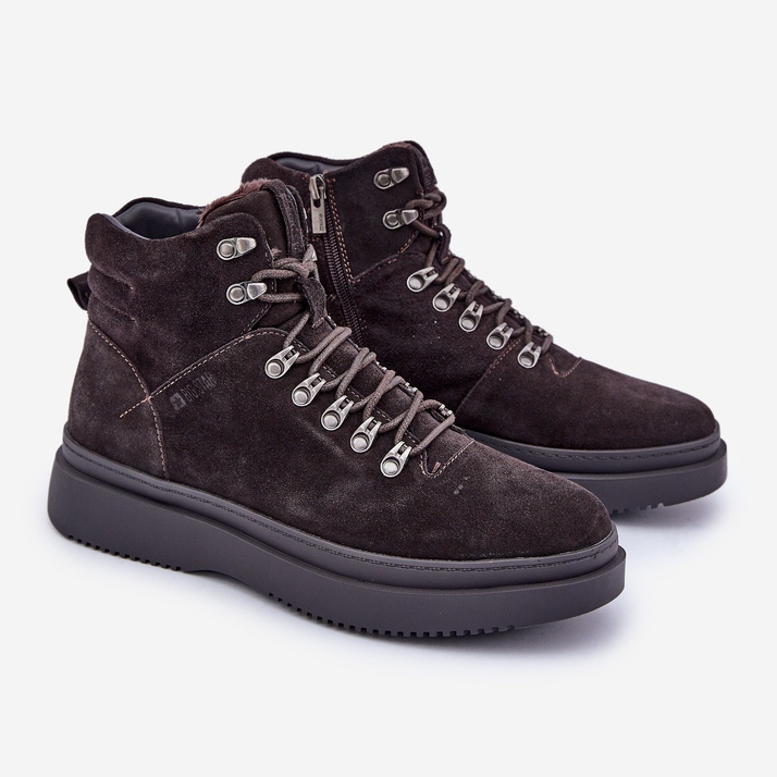 Stivali isolanti in pelle scamosciata da uomo Big Star OO174189 Marrone 1