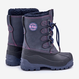 Stivali da neve alti e caldi per bambini Lee Cooper LCJ-24-44-2843K Blu navy 2