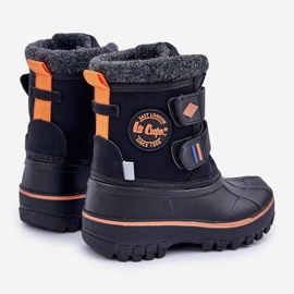 Stivali da neve con velcro per bambini Lee Cooper LCJ-24-44-2865K Neri nero 2