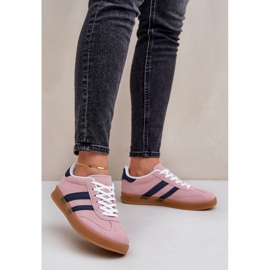 Sneakers Basse Sportive da Donna, Rosa 2