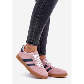 Sneakers Basse Sportive da Donna, Rosa 1