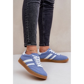 Sneakers Basse Sportive da Donna, Blu 2