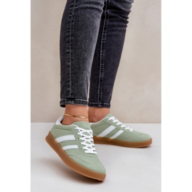 Sneakers Basse Sportive da Donna, Colore Verde 2