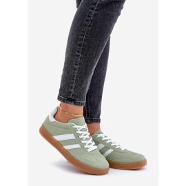Sneakers Basse Sportive da Donna, Colore Verde 1