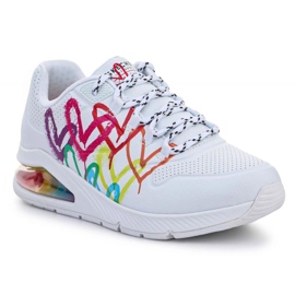 Scarpe Skechers Uno 2 - Floating Love 155521-WHT bianco 1