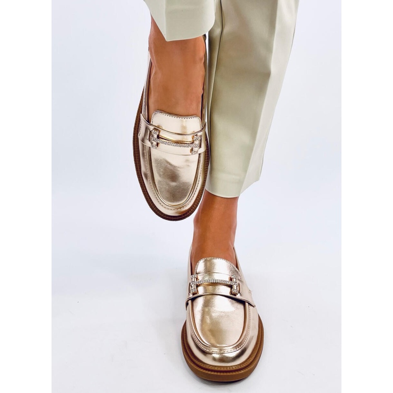 Mocassini da donna Ferdis Gold d'oro 1