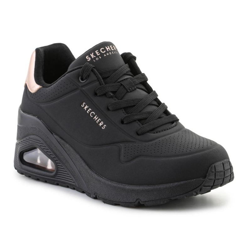 Skechers Uno Wedge - Scarpe Hi Steps 177520-BBK nero 1