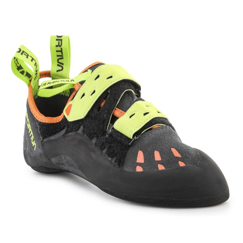 Scarpette da arrampicata La Sportiva Tarantula Carbon Lime Punch 40R900729 grigio 1