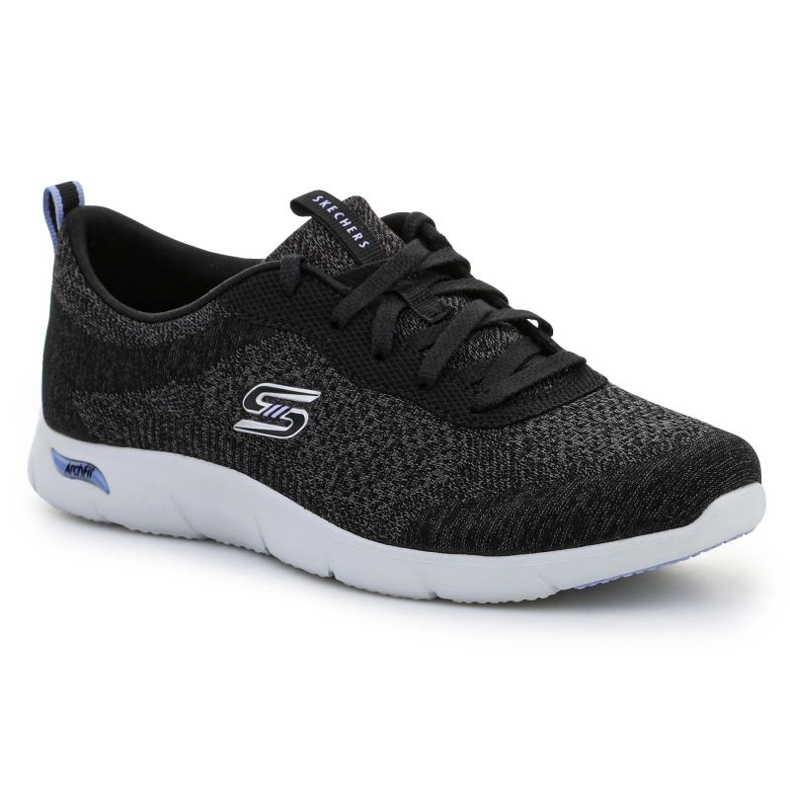 Scarpe Skechers Arch Fit Refine Lavish Wish 104272-BKW nero 1