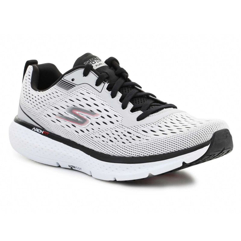Scarpe Skechers Go Run Pure 3 246034-WBK bianco 1