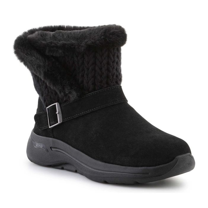 Skechers Go Walk Arch Fit Boot True Embrace 144422-BBK nero 1