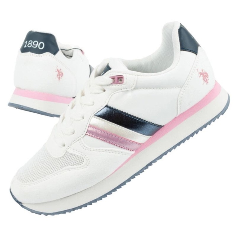 U.S. Polo Scarpe US Polo ASSN. NOBIW004-WHI-PIN01 bianca 1