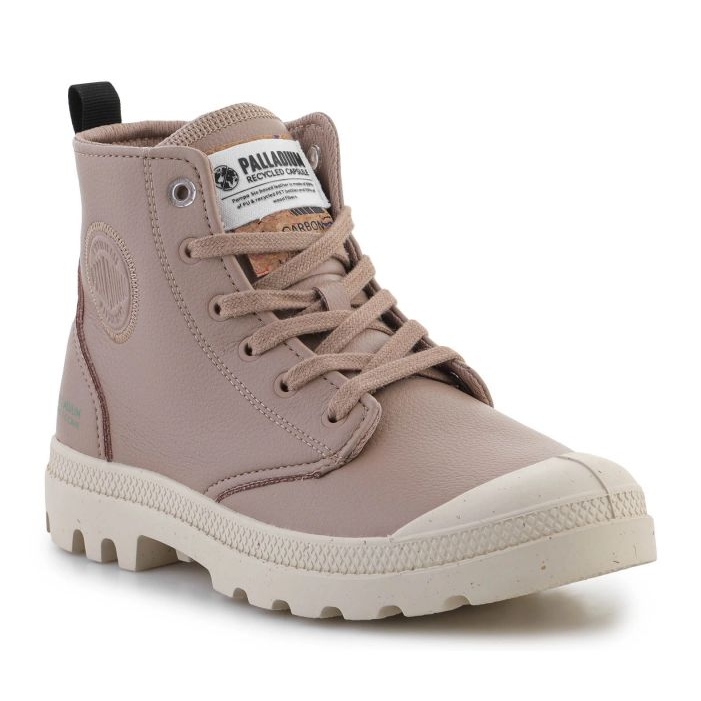 Palladium Pampa Hi Re-Vegn Scarpe in pelle 74378-284-M beige 1