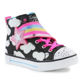 Scarpe Skechers Twinkle Toes: Twinkle Sparks - Stella cadente 314775L-BKMT nero 1