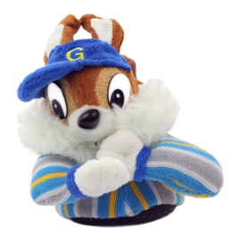 American Club Calde pantofole per animali da compagnia scoiattolo americano blu marrone 2