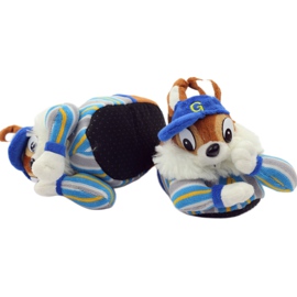 American Club Calde pantofole per animali da compagnia scoiattolo americano blu marrone 4