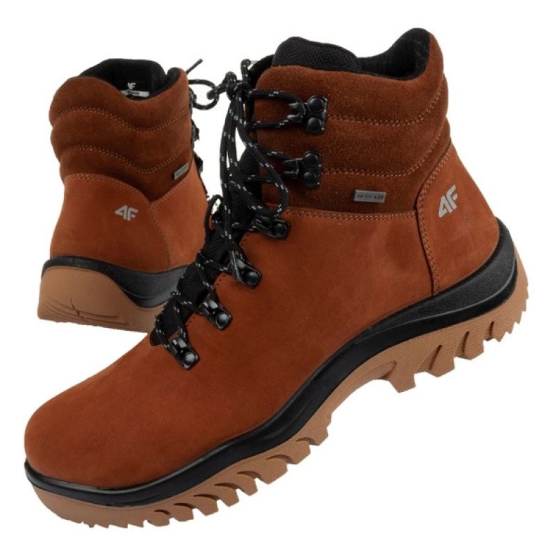 Scarpe da trekking 4F OBMH255 81S marrone 1