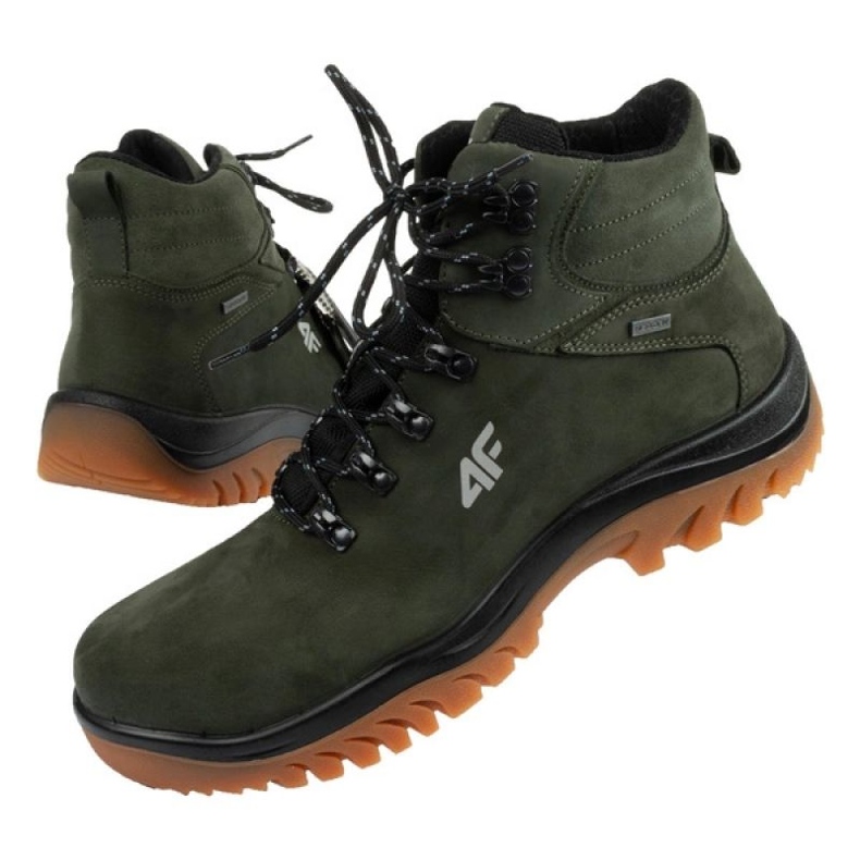 Scarpe da trekking 4F OBMH257 43S verde 1