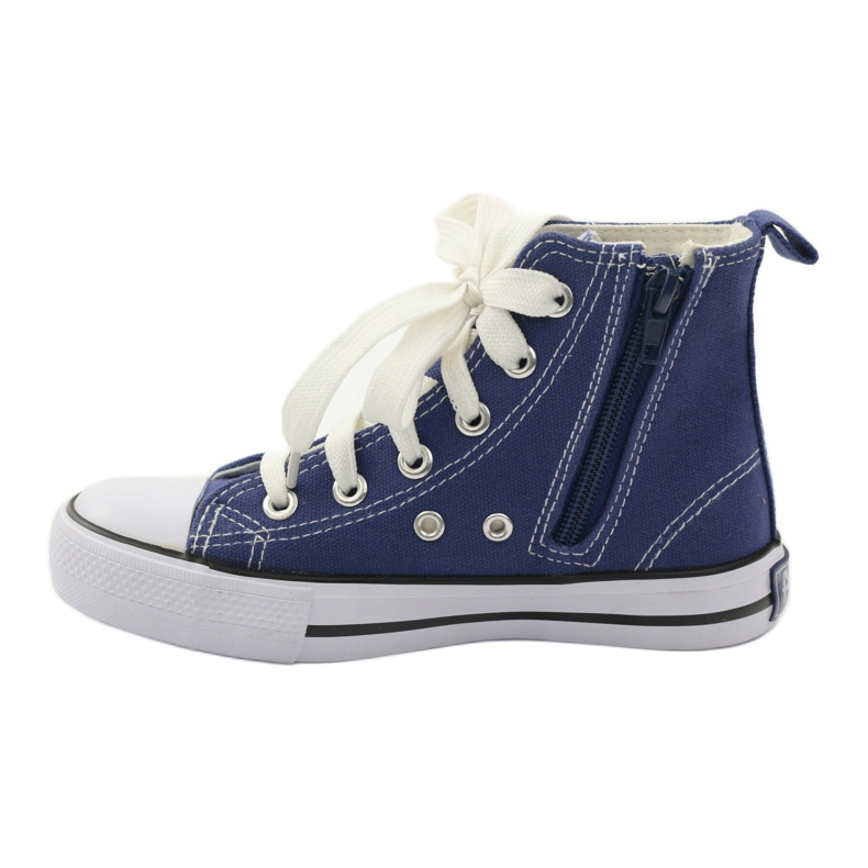 American Club Sneaker per bambini sulla cerniera blu americana 2