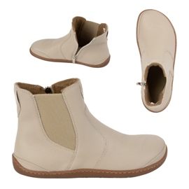 Olivier Stivaletti Chelsea da donna a piedi nudi con cerniera, isolanti 1263, beige 1