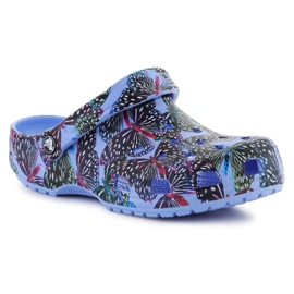 Ciabatte Crocs Classic Butterfly zoccolo luna W 208257-5Q7 viola 1