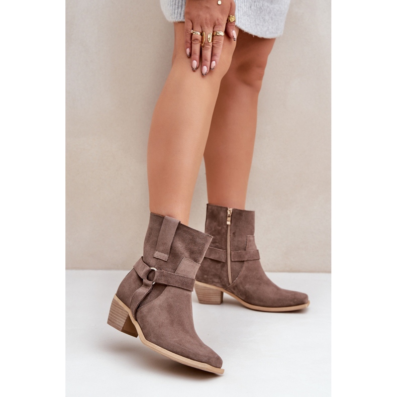 Stivali non isolati da donna Zazoo 3444/2 marrone 1