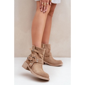 Stivali non isolati da donna Zazoo 3644 beige 1