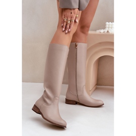 Stivali non isolati Zazoo 3616 da donna, beige 1