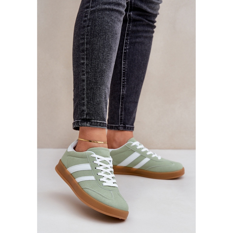 Scarpe sportive da donna YY-108 verde 1