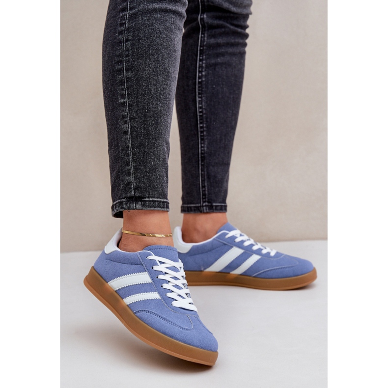 Scarpe sportive da donna YY-108 blu 1
