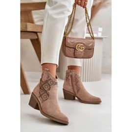 Stivali da donna S.Barski HY42-944 beige 1
