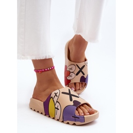 Infradito da donna CK240P beige 1