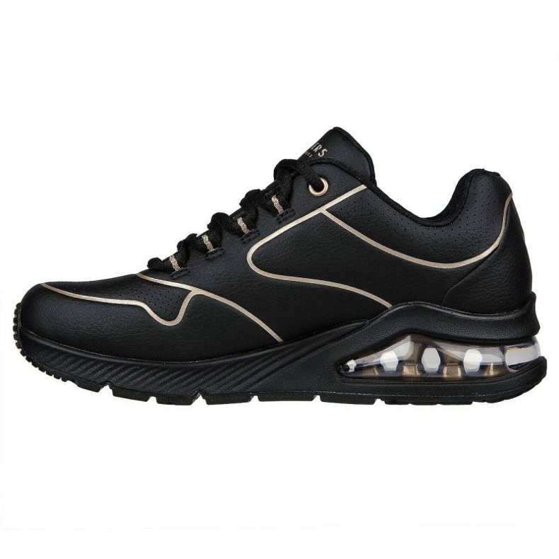 Scarpe Skechers Uno 2 Golden Trim 155637-BKGD nero 1