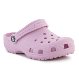 Pantofole Crocs Classic Clog Jr 206991-6GD rosa 1