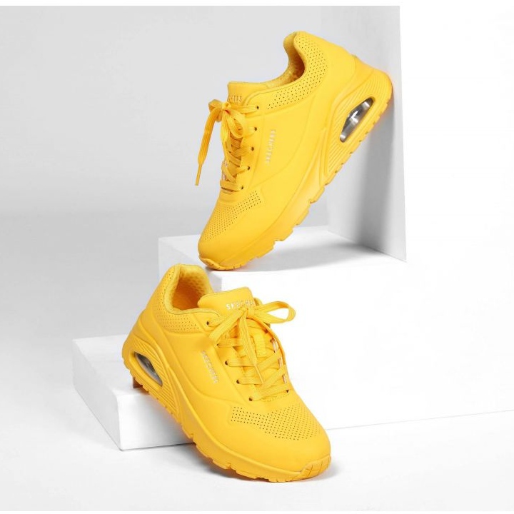 Scarpe Skechers Uno Stand On Air 73690-YEL gialle giallo 1