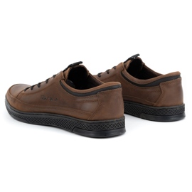 Polbut Scarpe casual da uomo in pelle K22 testa di moro marrone 5