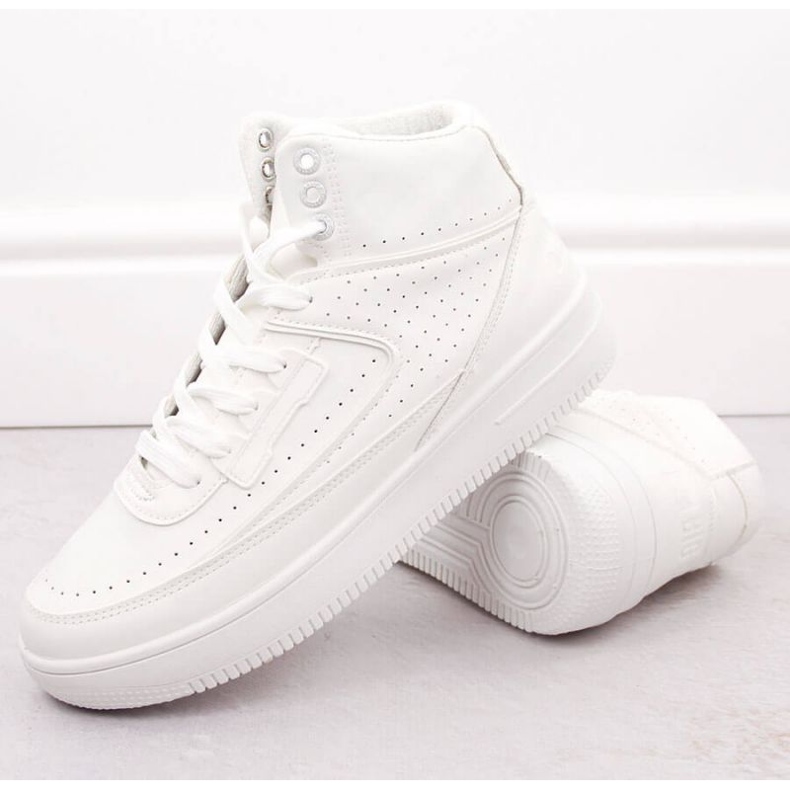 Scarpe sportive da uomo Big Star OO174553 bianche bianco 2