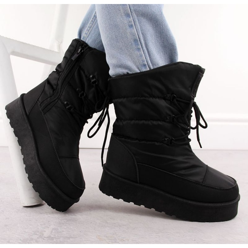 Doposci da donna sulla piattaforma Big Star OO274884 neri nero 2