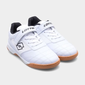 Scarpe da interni Lotto Whizzer 2600120K-1011, bianche bianca 2