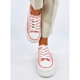 Sneakers rosa con doppia suola 1